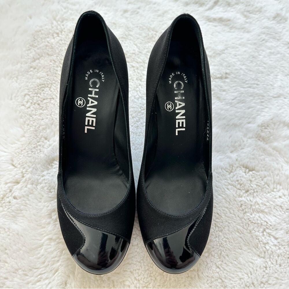 CHANEL women high heels with metal heel size 36 EU Authentic Retail 1450$
